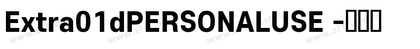 Extra01dPERSONALUSE 字体转换